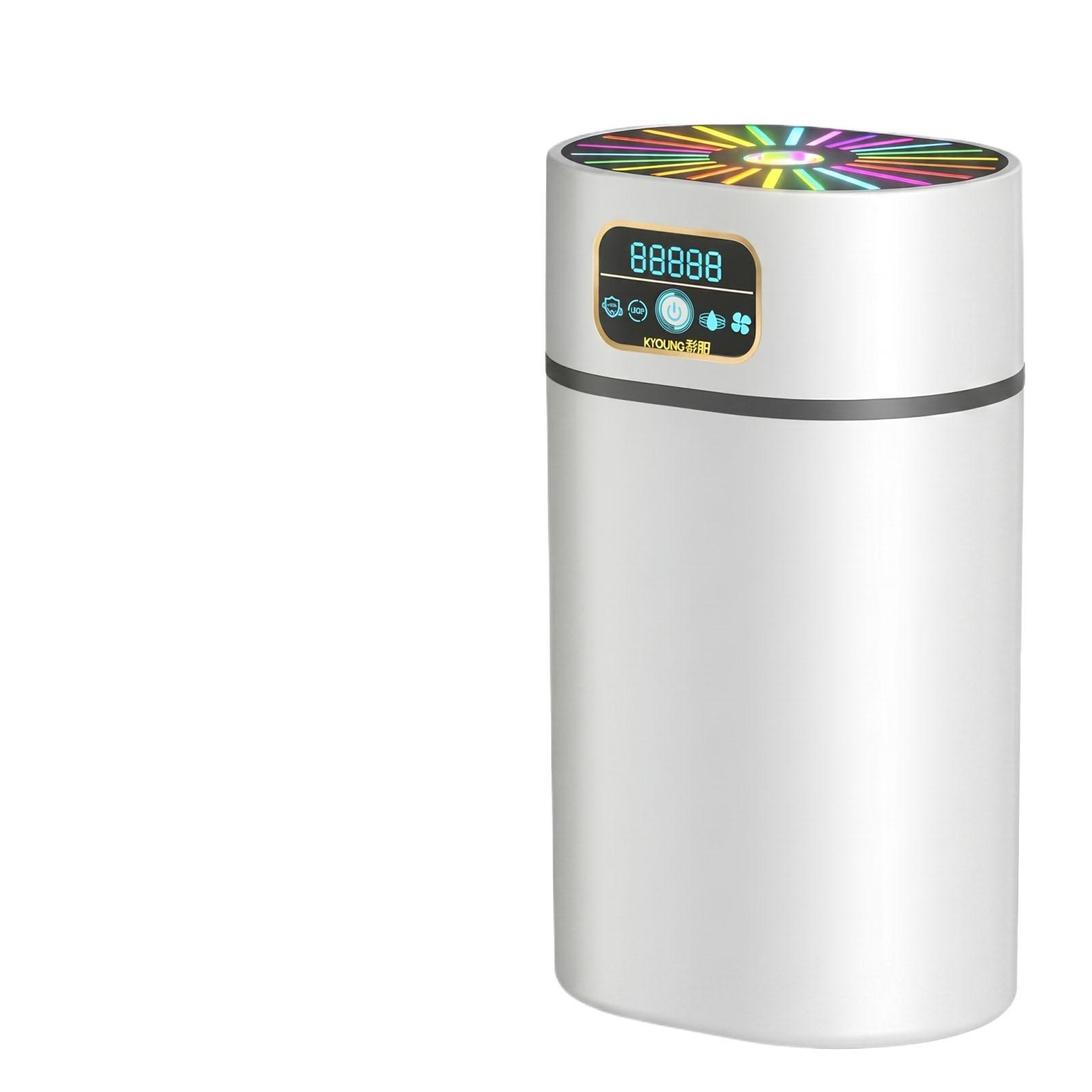 

Home Humidifier Large Mist Output Quiet Operation Bedroom Use Large Capacity Air Humidifier with Colorful Breathing Light and Ambient Lighting one size білий