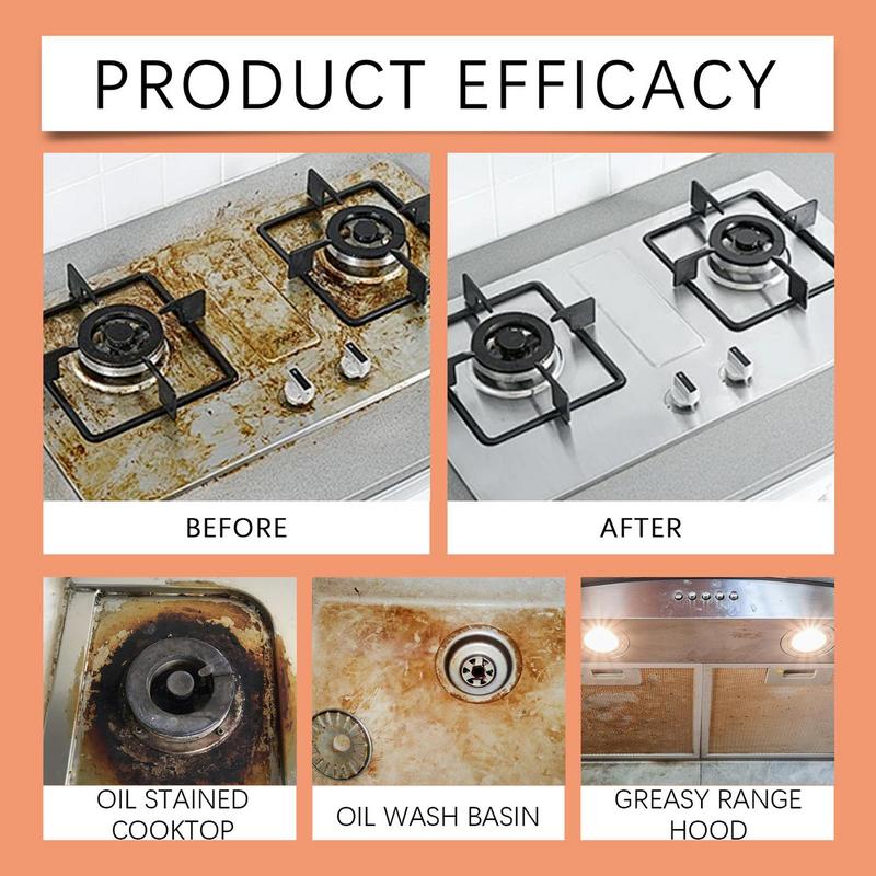 Foam Cleaner Bubble Cleaner Spray For Oil Stains Kitchen Pots And Pan Cleaner Multifunctional Kitchen Grease Cleaner For