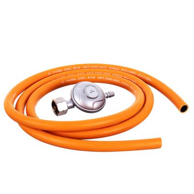 Propane Butane Gas Regulator With 2M Hose And Clamps For 11Kg Gas Cylinder