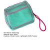 Small Mesh Toiletry Bag Portable Cosmetic Organizer Pouch Travel Makeup Bag for Women Lipsticks Brushes Keys Coins Storage