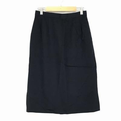 80s-90s Vintages Wool Tight Skirt/Women’s Size 11/Black/Cupra Lining(USED)