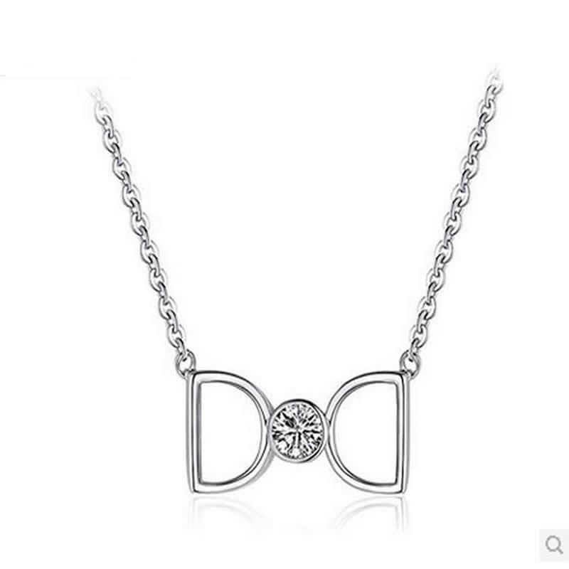 

Ожерелье из стерлингового серебра 925 пробы, женская подвеска, серебряные украшения от XINGX 925