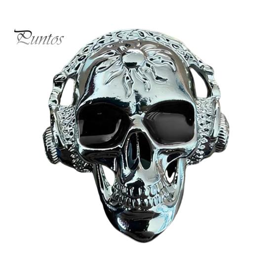 Aromatherapy Air Vent Clip Skull Car Clips, Metal Head Custom Interior Styling Freshener Charm, Halloween Auto Accessory for Men Women Creative