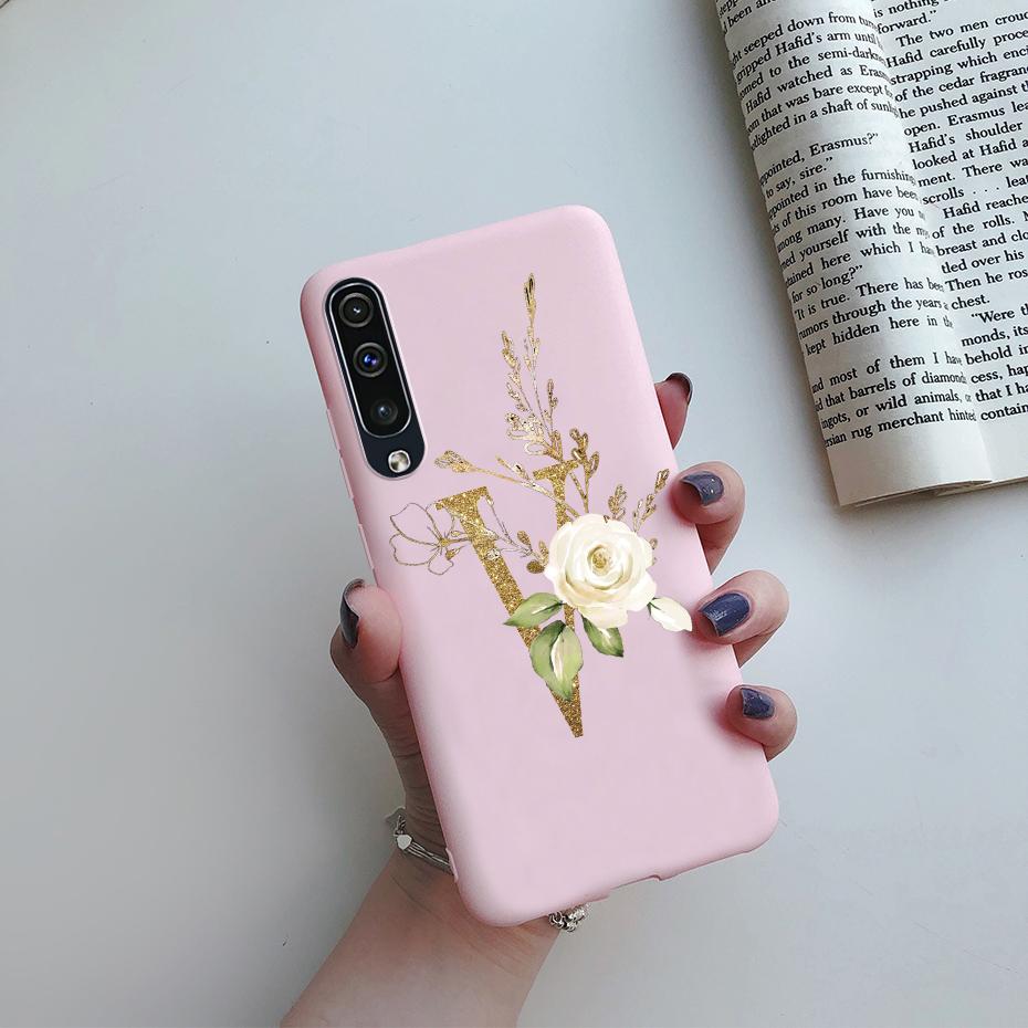 Case For Samsung Galaxy A50 A30 Case Silicone Cute Letters Soft Back Cover For Samsung Galaxy A30S A 30 50 A50S Case 2019 bumper