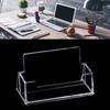 1/2/3/4/5/10pcs Clear Desk Shelf Box Storage Display Stand Acrylic Plastic Transparent Business Card Holder Place Card Holder