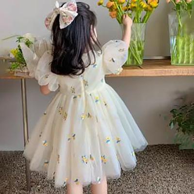 Children Girls Summer Dress Kids Princess Birthday Party Gown Mesh Tutu Wedding Children Dresses