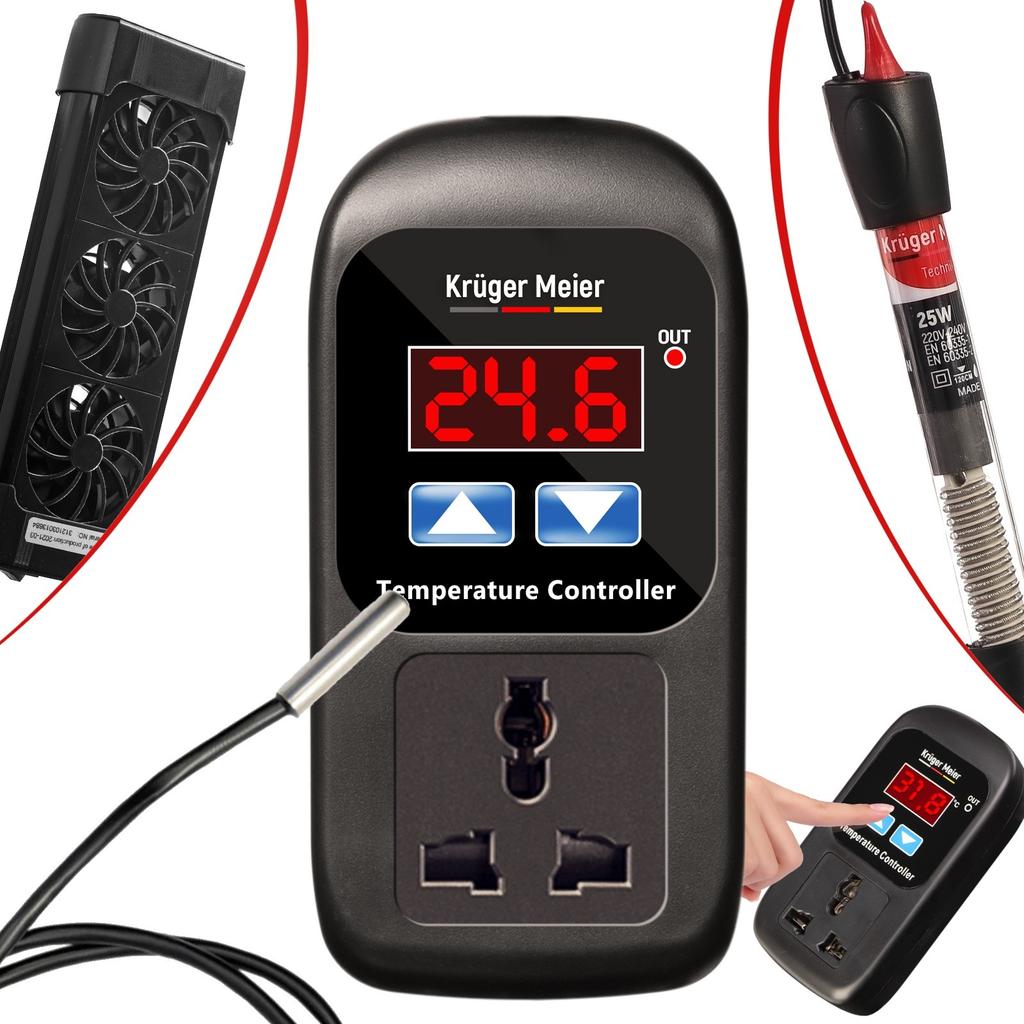 Precision Electronic Thermostat for Aquariums and Terrariums, Universal