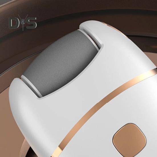 Electric Callus Remover Adjustable Speed Foot File with LED Light & Safety Protection Rechargeable Foot Grinder Ergonomic Pedicure Tool for Dead Skin