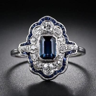Women's Retro Exaggerated Ring: European and American Style, Hot Selling, Simple Personality Jewelry