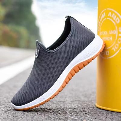 Manufacturer Foreign Trade Cloth Shoes Old Beijing Middle-aged and Elderly Walking Shoes Men and Women Thickened Beef Tendon Soles One Pedal Light