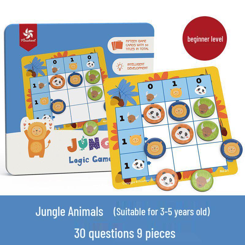 Pinwheel Children's Magnetic Sudoku Logic Puzzle Game for Elementary Students