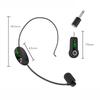 2.4G Headset Microphones with Receiver Wireless Microphone Set Transmitter 164ft Range 2 in 1 Clear Audio for Teachers Coaching