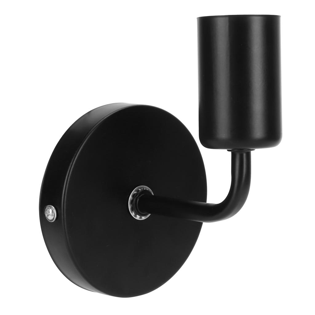 E27 Black Wall Lamp Retro Single Head Wall Light Fixture for Bedside Corridor Stair AC85?265V