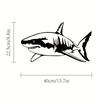 1pc Modern Metal Shark Wall Art Home Decor Bedroom Gift Boyfriend Lover Christmas Halloween New Year