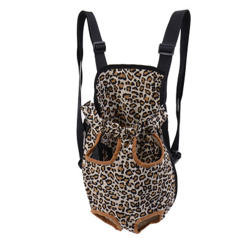 

Pet Dog Bag Out Рюкзак Сумка через плече Дихаюча подорож Кенгуру Mother Pets Рюкзак Сумки через плече S леопардовий