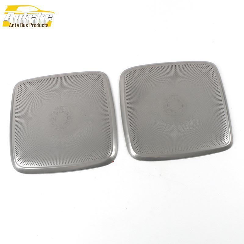 

Sienna 21 Low-Profile Trunk Speaker Cover - Stainless Steel Modification.