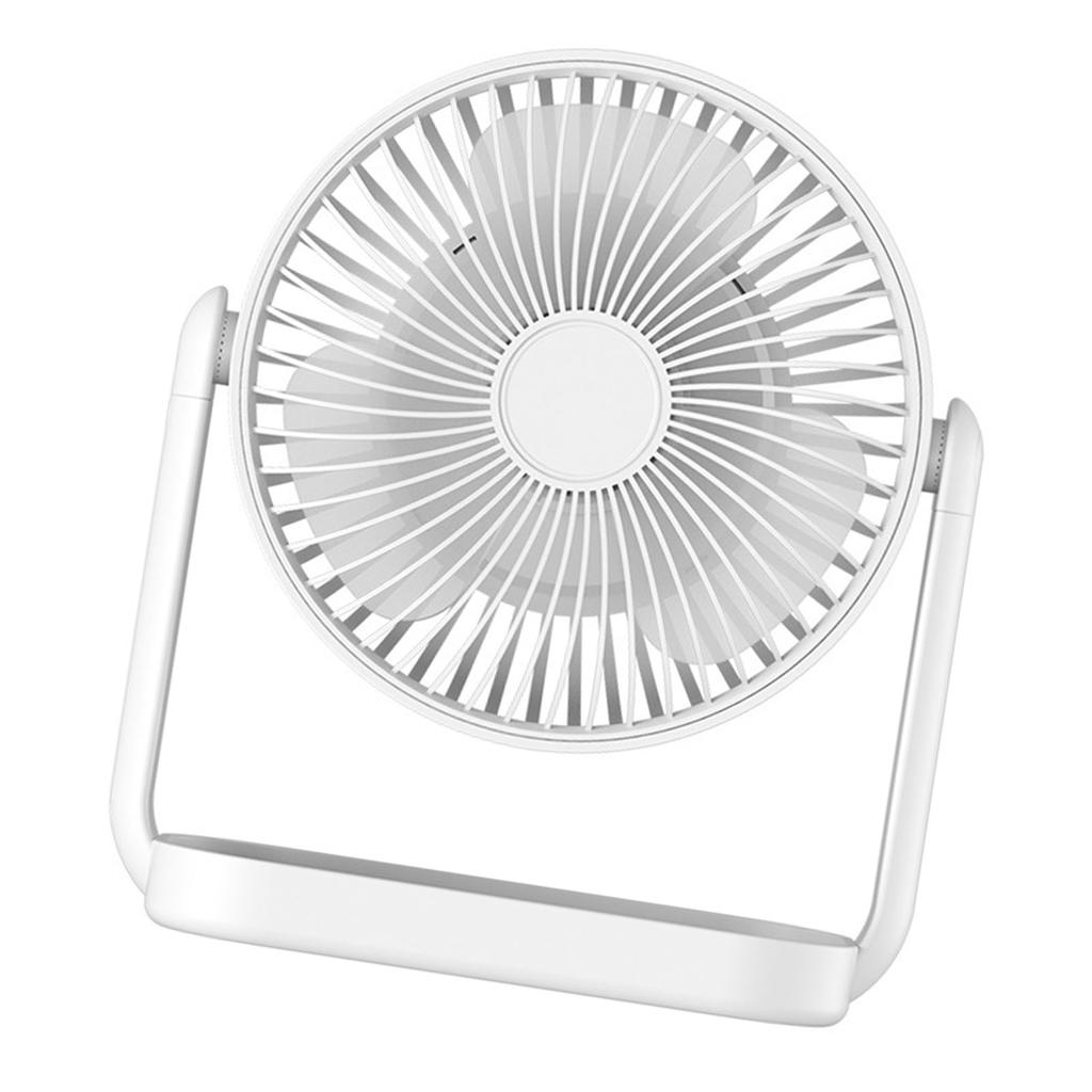 Small Desk Fan 3 Blades Multifunctional Quiet Rechargeable   Fan for Home Camping