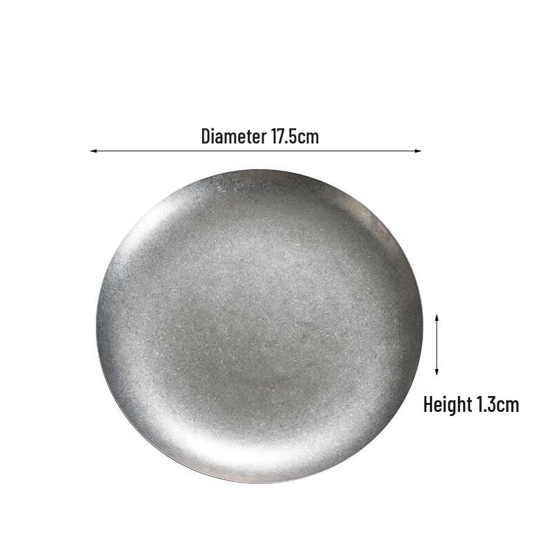 Zhi Shi Retro Rimless Dinner Plate