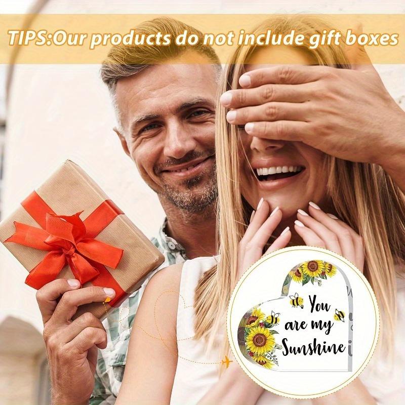 "Jsi mé slunce" Slunečnicové srdce - Inspirativní bytový dekor & Sváteční dárek