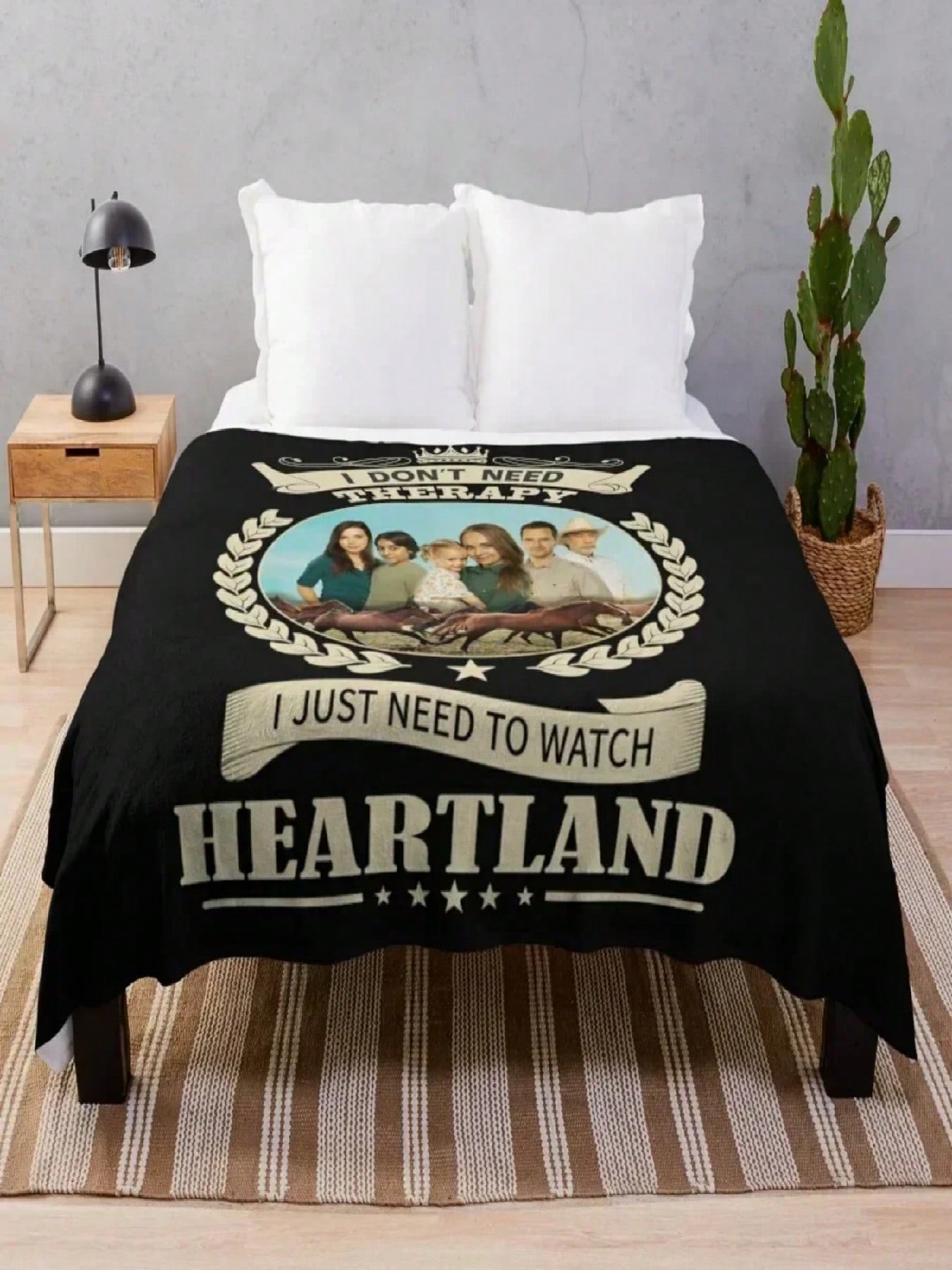 Heartland T-Shirt, Heartland Ranch, Heartland US, Uk,Heartland Canada,Heartland ,He Throw Blanket S