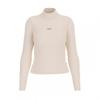 Guess Womens/Ladies Text Logo Ribbed Slim Turtleneck