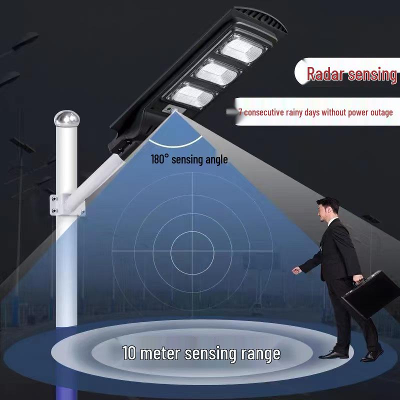 Solar-Powered Waterproof Outdoor Road Light with Motion Sensor