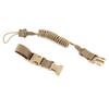 150cm Military Tactical Nylon Elastic Quick Release Pistol Sling Spring Lanyard