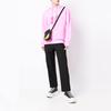 We11done Logo All Over Print Pullover Sweatshirt Unisex sweatshirt Pink WD-TH3-21-581-U-PK