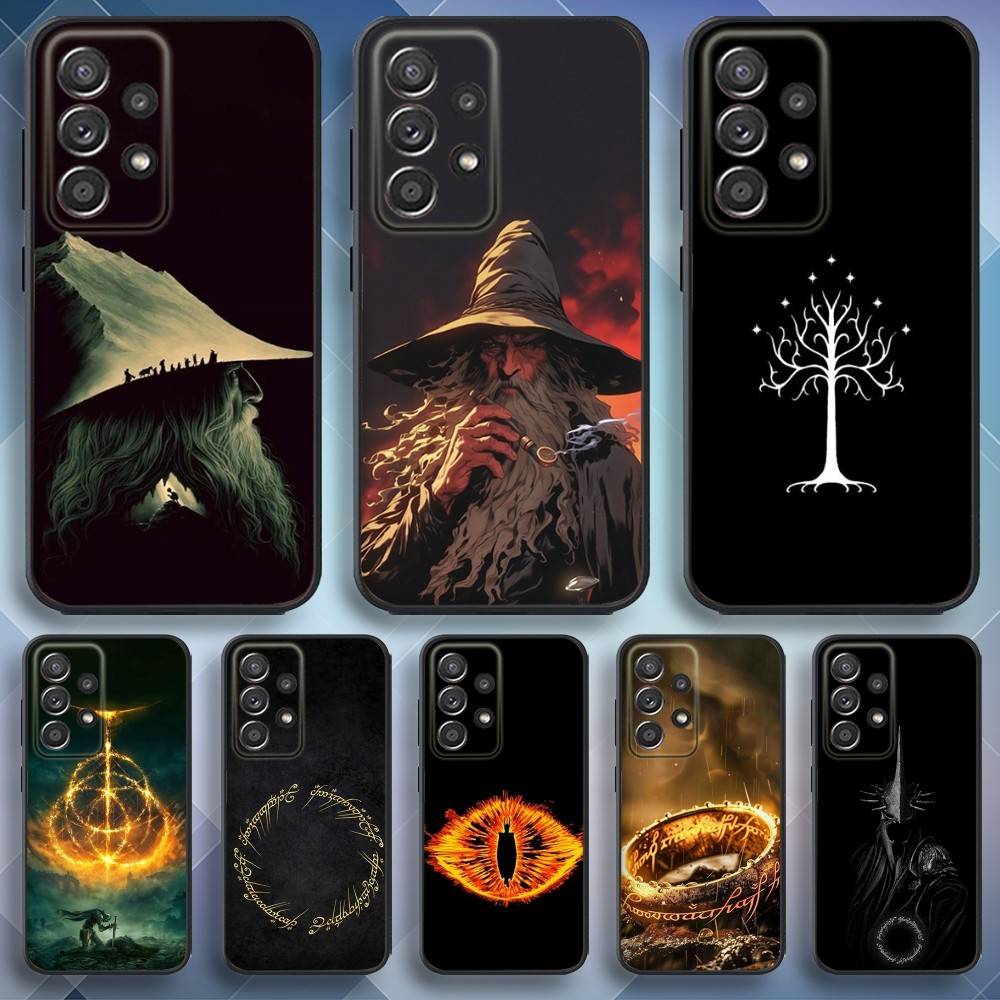 Movie The L-Lord R-Rings Phone Case For Samsung S25,S24,S21,S22,S23,S30,Ultra,S20,Plus,Fe,Lite,Note,10,9,5G Black Cover