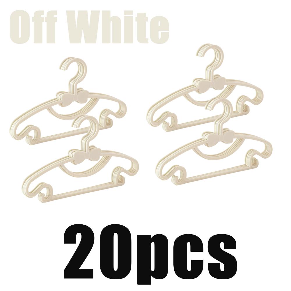 5/10/20/30/50pcs Of Children's Hangers Plastic Portable Towel Scarfs Hangers Kids Clothing Closet Storage Hanger Racks Accessory