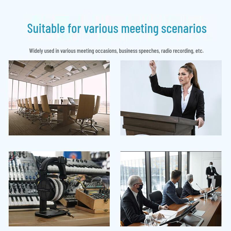 Runpu RP-S-WX9000D Wireless Conference Delegate Microphone (CN version)