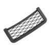 Car Storage Net Bag Back   Side Phone Holder Organize Resilient GPS Black 8.5 * 20cm