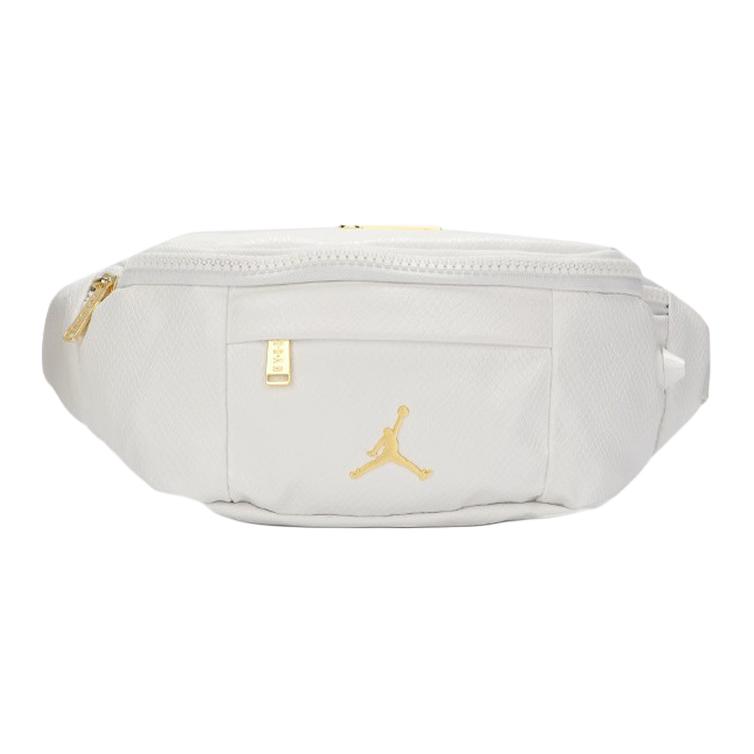 

New Jordan Synthetic Leather Crossbody Bag Sling Bag Fanny Pack Regular Unisex White JD2133015GS-002 37.1*8.9*13.0CM