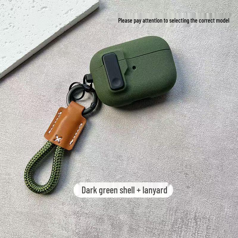 Custodia protettiva per AirPods 4/Pro 2/3 con fibbia