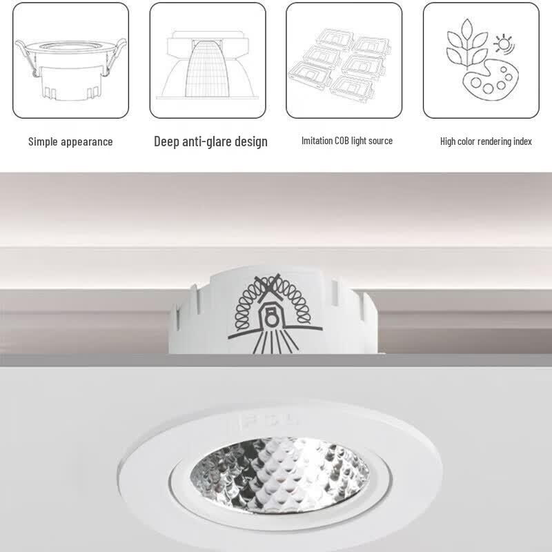 FSL LED Deep Anti-Glare Recessed Spotlight