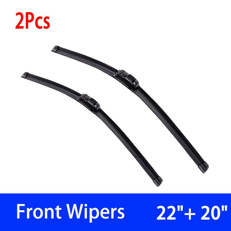 

For Ford Mustang 2005-2006 Car Front Wiper U-Shape Soft Rubber Boneless Wiper HD Silent Durable Easy to Install Car Wiper22 20“
