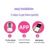 360° Night Vision Monitor: HD Surveillance Camera with Mobile Connectivity & Full Rotation, No Blind Spots