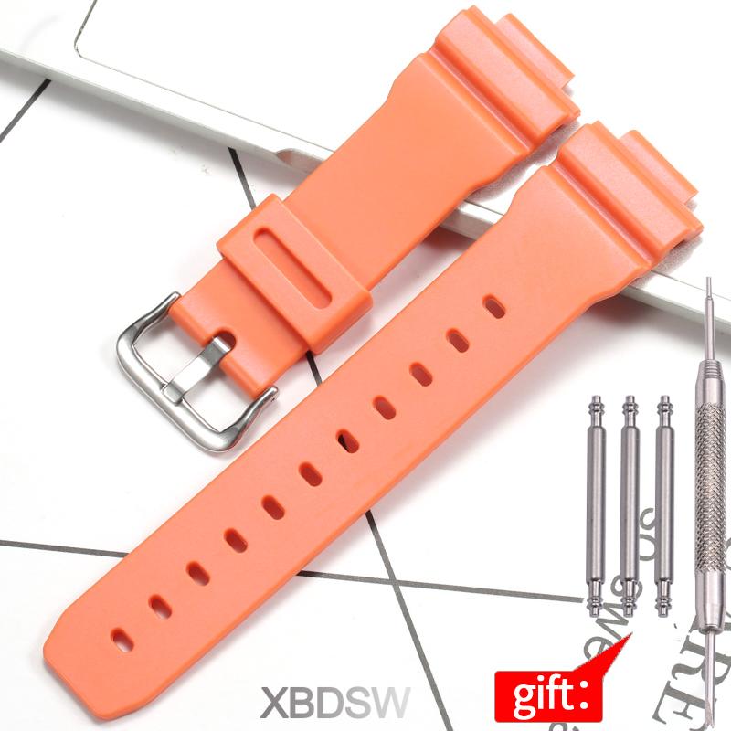 DW9052 Watch Band for Casio DW-9050/9051/9052 DW-9000/9003/9004 Bracelet Men's Silicone Replacement Strap