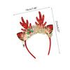 Flashing Christmas Headband with Built-in LED Light New Year Headgear Festive Hair Accessories for Holiday Parties
