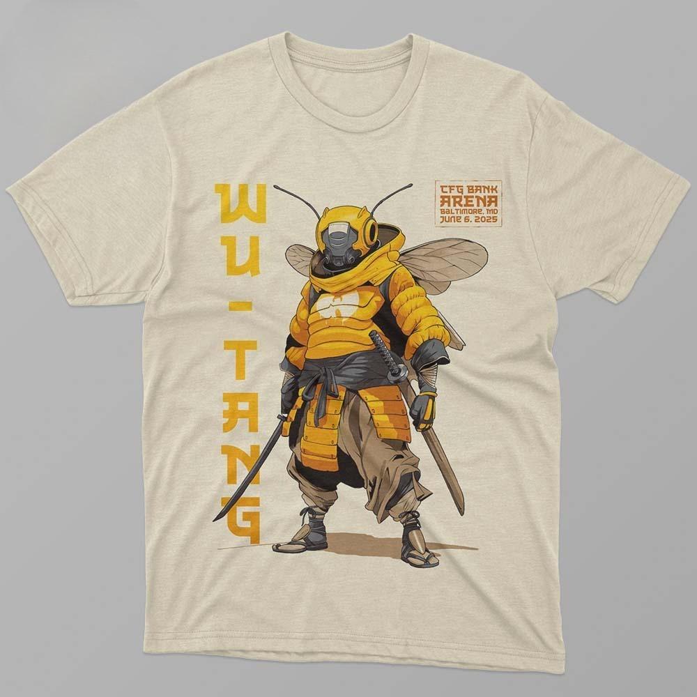 

Tang Clan Baltimore Maryland 2026 Venue Poster At CFG Bank Arena on June 6 2025 Killer Bee Artwork Unisex T-Shirt 4XL