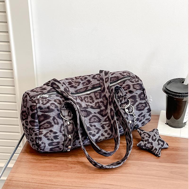 Niche Design Spicy Girl Large Capacity Camouflage Pillow Bag New Trendy Star Single Shoulder Underarm Bag KTB