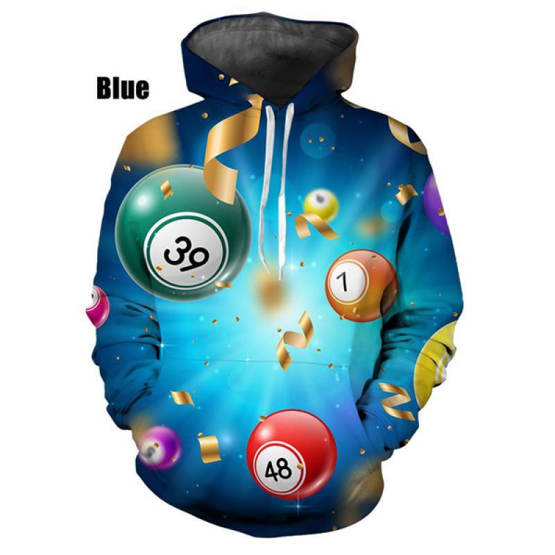 3D Print Billiards Graphic Hoodies For Men Women Long Sleeve Pullover Hooded Sweatshirts Casual Oversized Men Hoodie Tops