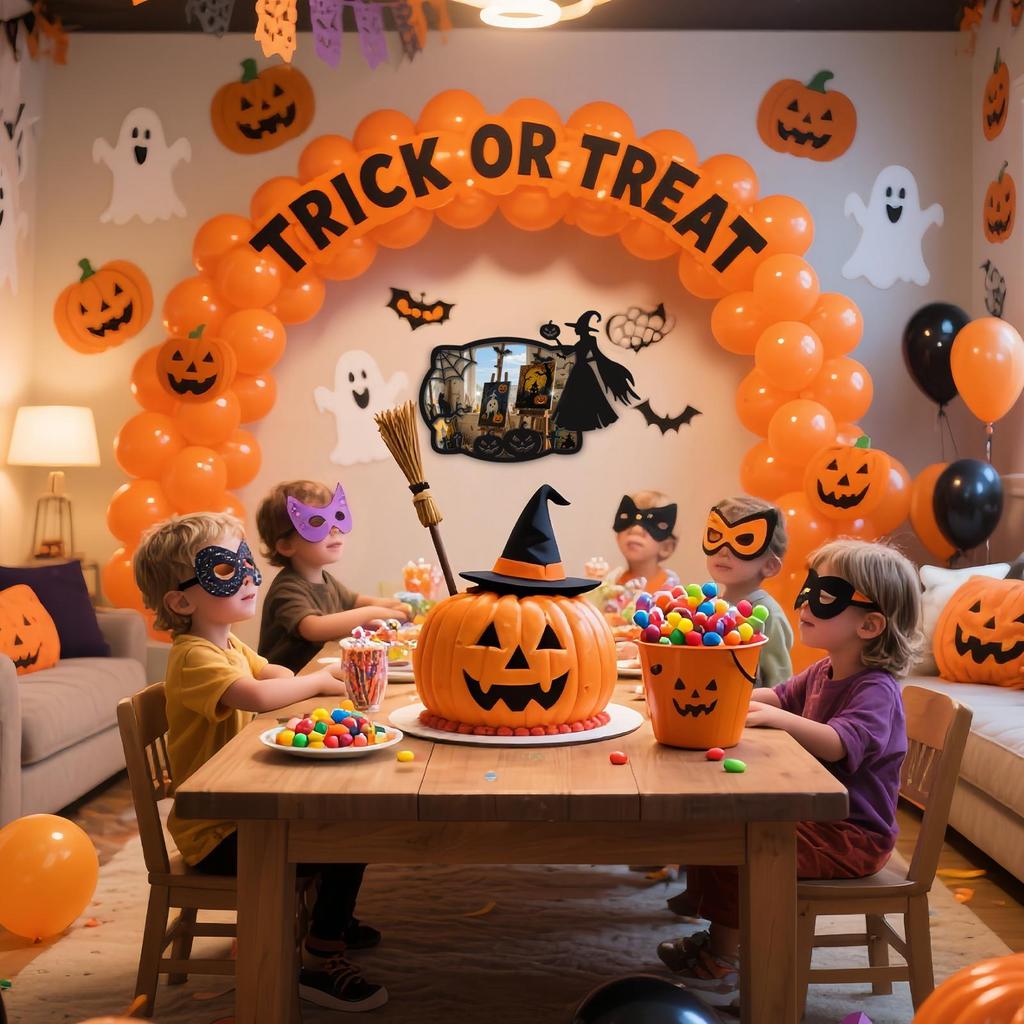 1pcs Halloween Spider Pumpkin Lantern Series Mirror Reflective Effect Wood Sign for Haunted House Holiday Crafting Projects