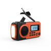 Outdoor Emergency Solar Crank Radio & Multi-Function Flashlight Power Bank