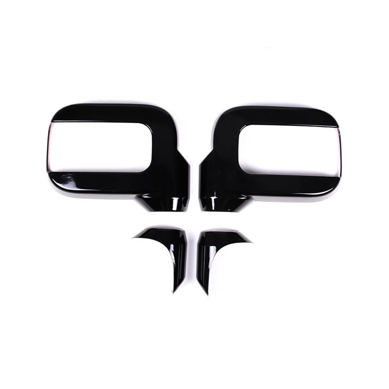 For Hummer H2 2003-2009 ABS Black/Silver Car Exterior Mirror Cover Mirror Protection Trim Cover Sticker Car Accessories