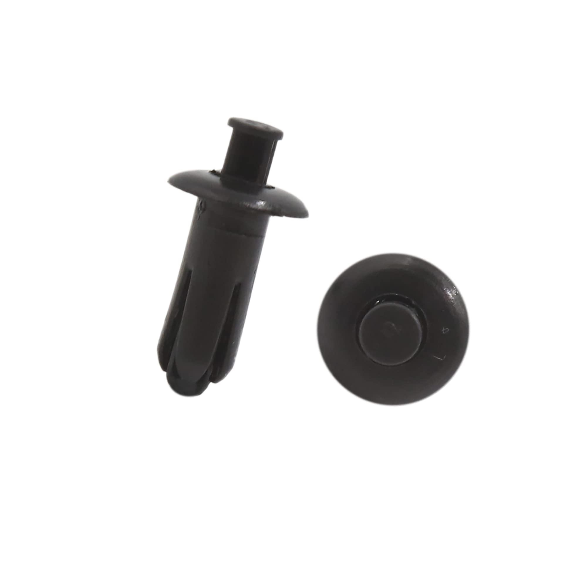 

ACROPIX 20pcs Card Clip Interior Trim Panel Push In Rivet Universal 7mm Hole Black