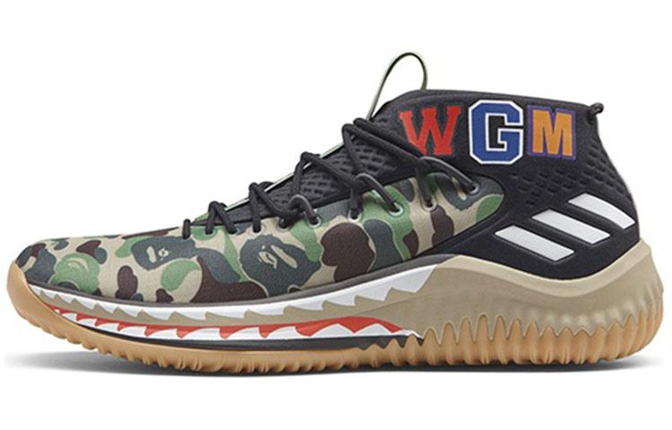 

Dame 4 A Bathing Ape x Dame 4 Adidas Green Camo AP9974 44