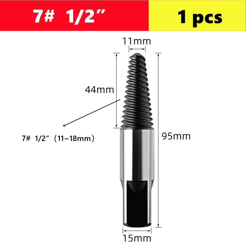 Pipe Damaged Screw Extracto 1/2'' 3/4'' Anti-Slip Bolt Removal For Pipes Inner Threading Making Pipe Thread Repair Tools