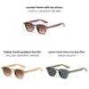 Vintage Round Frame Sunglasses With Uv400 Protection For Fashionable Outings And Travel