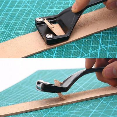 Leder Schälwerkzeug Kantenschäler Ausdünnungsmesser Trimmschaufel Leder Beveler DIY Ausdünnungs-Handwerkswerkzeug